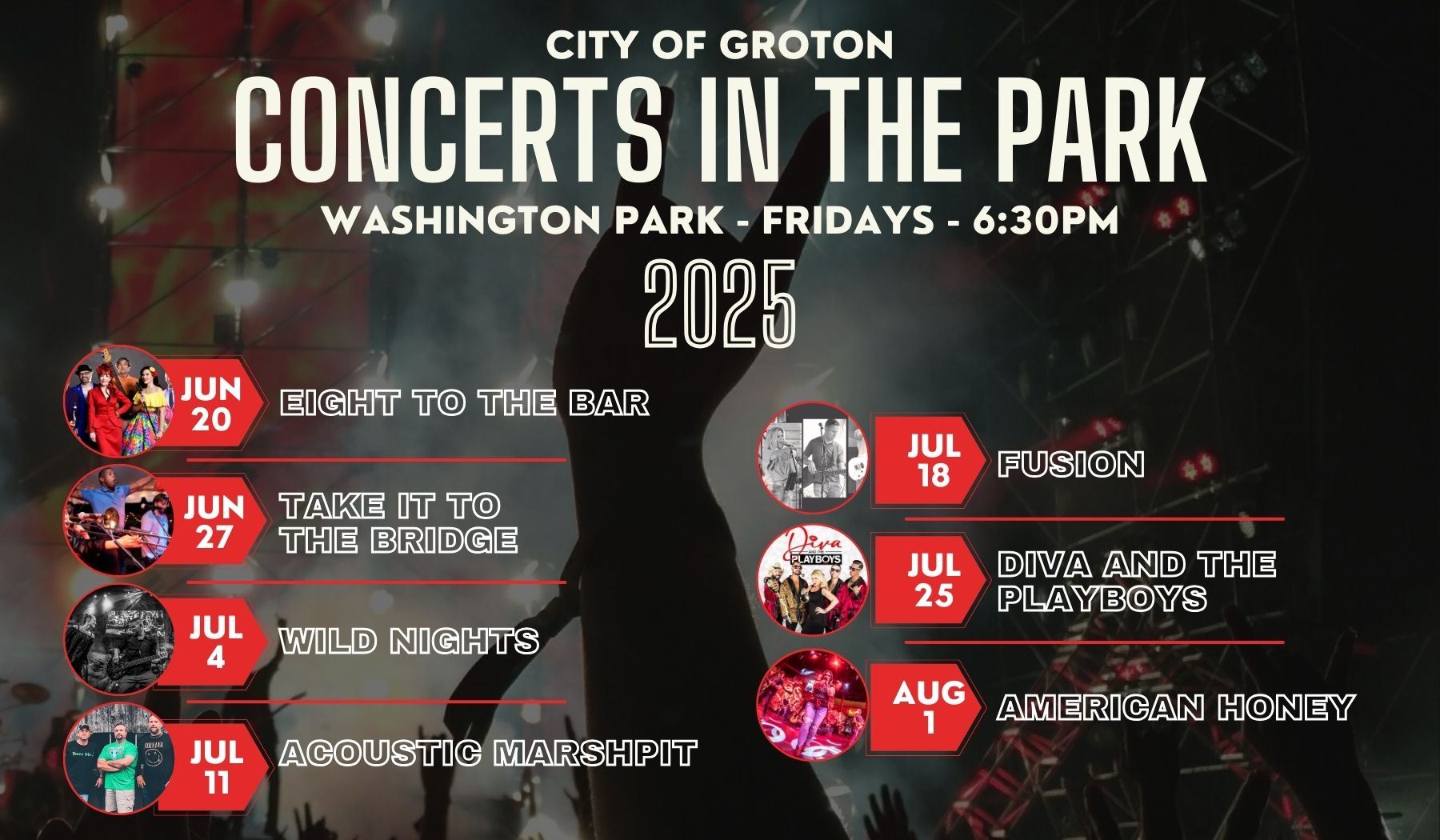 Concerts in the Park 2025 - Banner - 1800-x1050