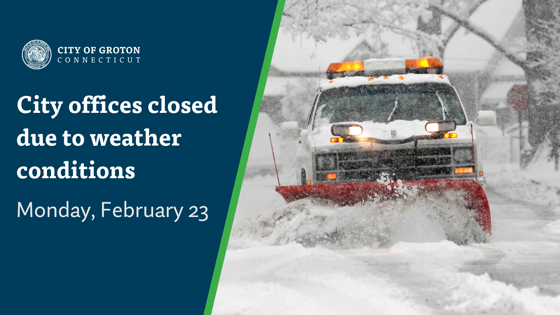 City closed - spotlight